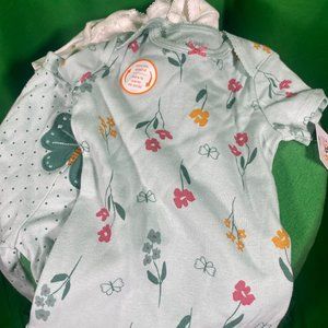 Cat & Jack 3 Piece Butterfly Flowers Carter's